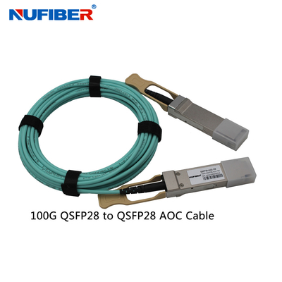 QSFP28 к PIN кабеля 1m-60m OM3 MTP MPO VCSEL QSFP28 AOC 850nm 100G SR4