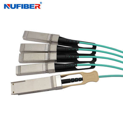 Высококачественный кабель 10m 100G QSFP28 AOC 33ft активное оптически QSFP28 к 4x SFP28