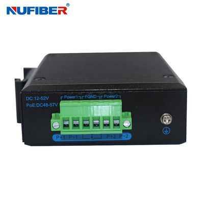 Неуправляемый промышленный SFP Ethernet Switch 2*1000M SFP до 4*10/100/1000M UTP Port Gigabit 6 Port Switch
