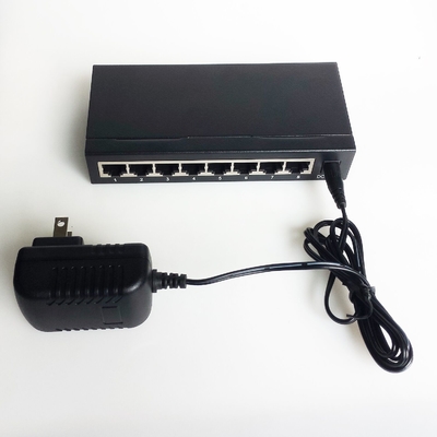 Порт конвертера 8 средств массовой информации переключателя локальных сетей волокна Rj45 UTP для доступа IP