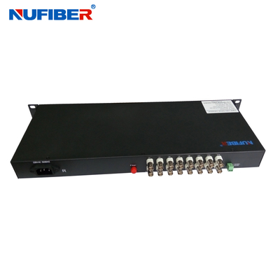Конвертер 16BNC волокна видео- коаксиальный к стандартам передатчика Ovideo волокна и поддержки NTSC, PAL или SECAM приемника видео-