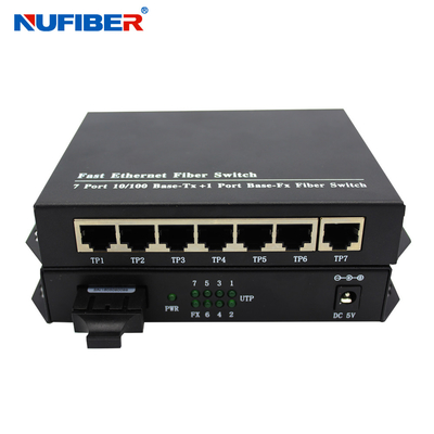 Стандарт скорости IEEE802.3u переключателя 100Mbps локальных сетей DC5V 1A 7 гаван