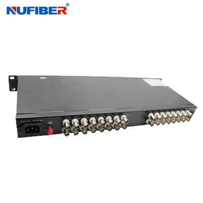 Передатчик и приемник видео- оптически оптического волокна мультиплексора 32BNC видео-