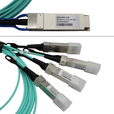 100G к HP Mikrotik Cisco Huawei кабеля 4x25G SFP28 Aoc совместимому