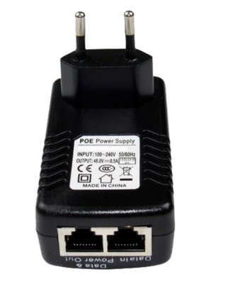 Инжектор 48V 0.5A 24W POE камеры слежения CCTV