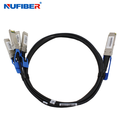 Проламывание 100G Qsfp28 к сразу кабелю присоединения 4xSFP28 с приемопередатчиком SFP