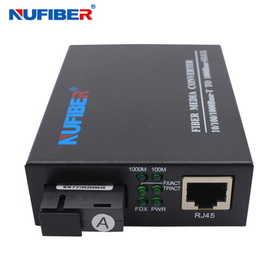 WDM 1490nm 1550nm 20km гигабита конвертера средств массовой информации оптического волокна 1000Base для CCTV