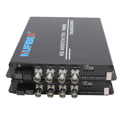 канала конвертера 4 волокна 1080P волокно SM 1310 видео- одиночное/1550nm FC для CCTV