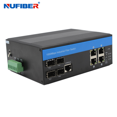 Гаван управляемый промышленный переключатель IP44 4 с 4 Sfp 4 KV защиты от перенапряжения локальных сетей