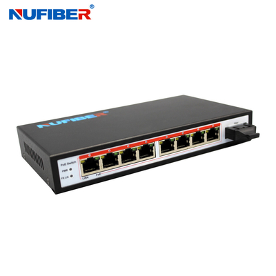 8 соединитель IEEE802.3af 15.4watts SC переключателя порта 10/100M POE